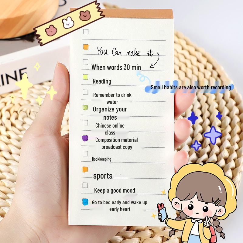 

Японский минималистичный ретро блокнот и планер из коровьей кожи Memo Pad - Ruled 50 sheets - Single