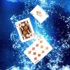 Relaxdays cartes de poker en plastique, jeu imperméable, anti-déchirure &amp; plis, 54 pièces, texas hold'em, kit pro