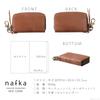 Nafka Women's Key Case, Smart Key Compatible, Genuine Mostro Leather, Made in Japan [NFK-72009] (Gray)