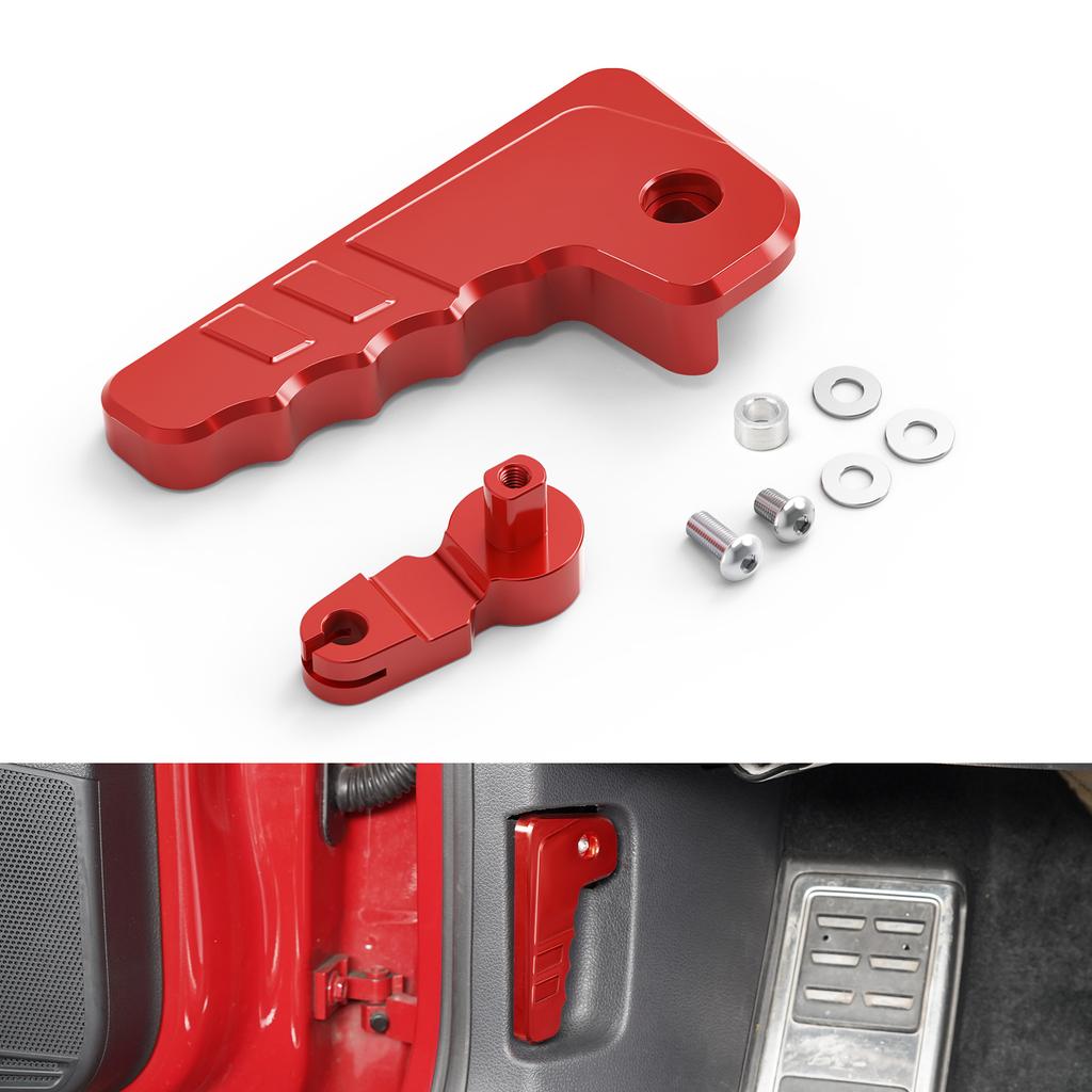 BEVEE Aluminum Engine Hood Release Lever Handle for VW Golf 7 MK7,for SEAT Leon 5F,for Skoda Octavia 5E,Replace for 6R1823533