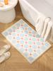 Dopamine Ins Style Bathroom Mats Thickened Flocking Bathroom Absorbent Floor Mat Non Slip Floor Mat Bedroom Bedside Blanket