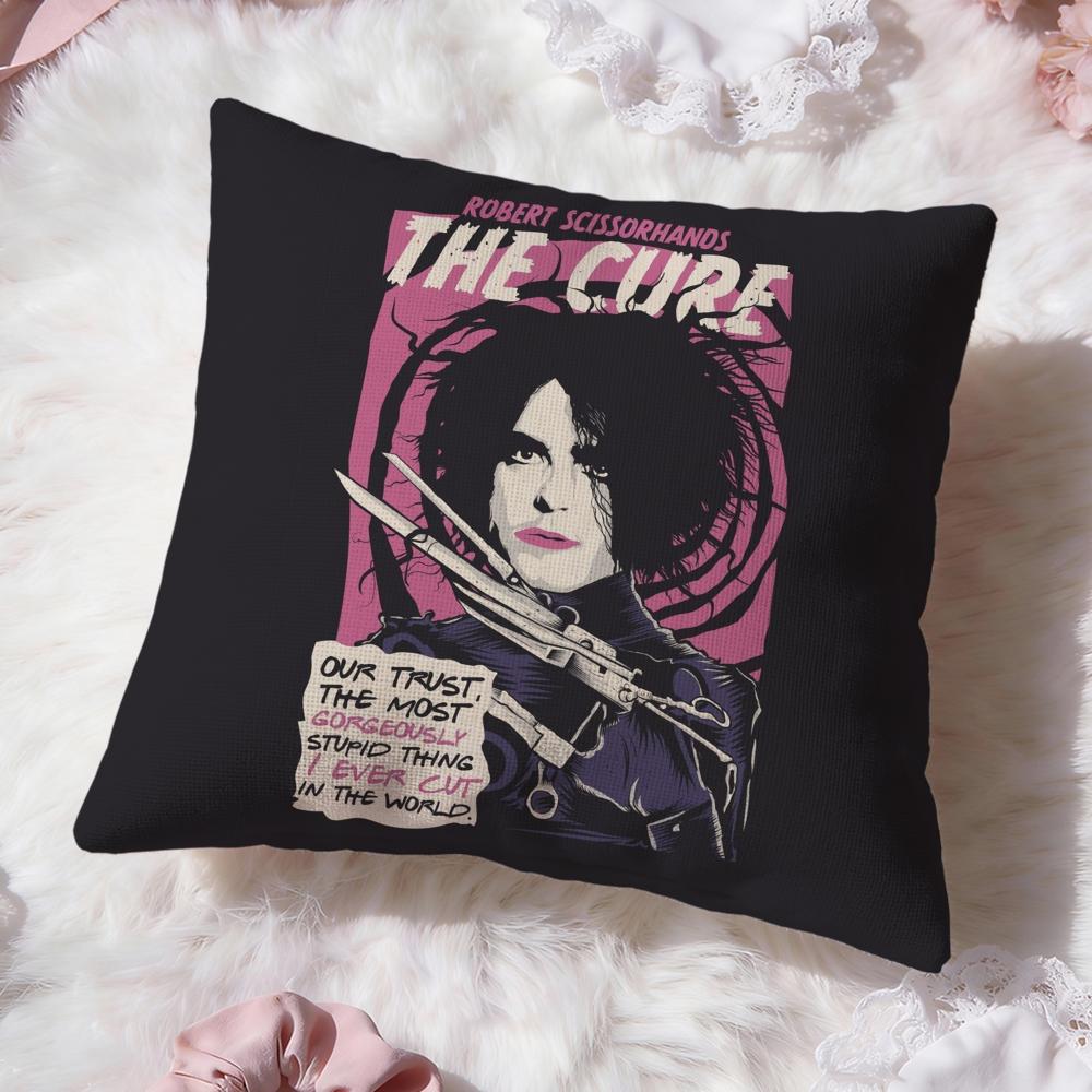 Rock Band The C-Cure Cushion Cover Premium Comfort Reversible Pillow Cove -Two in One Design for Any Room & Car Interior