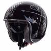 Premier Helmets Open Face Helmet Vintage Evo NX Silver Chromed