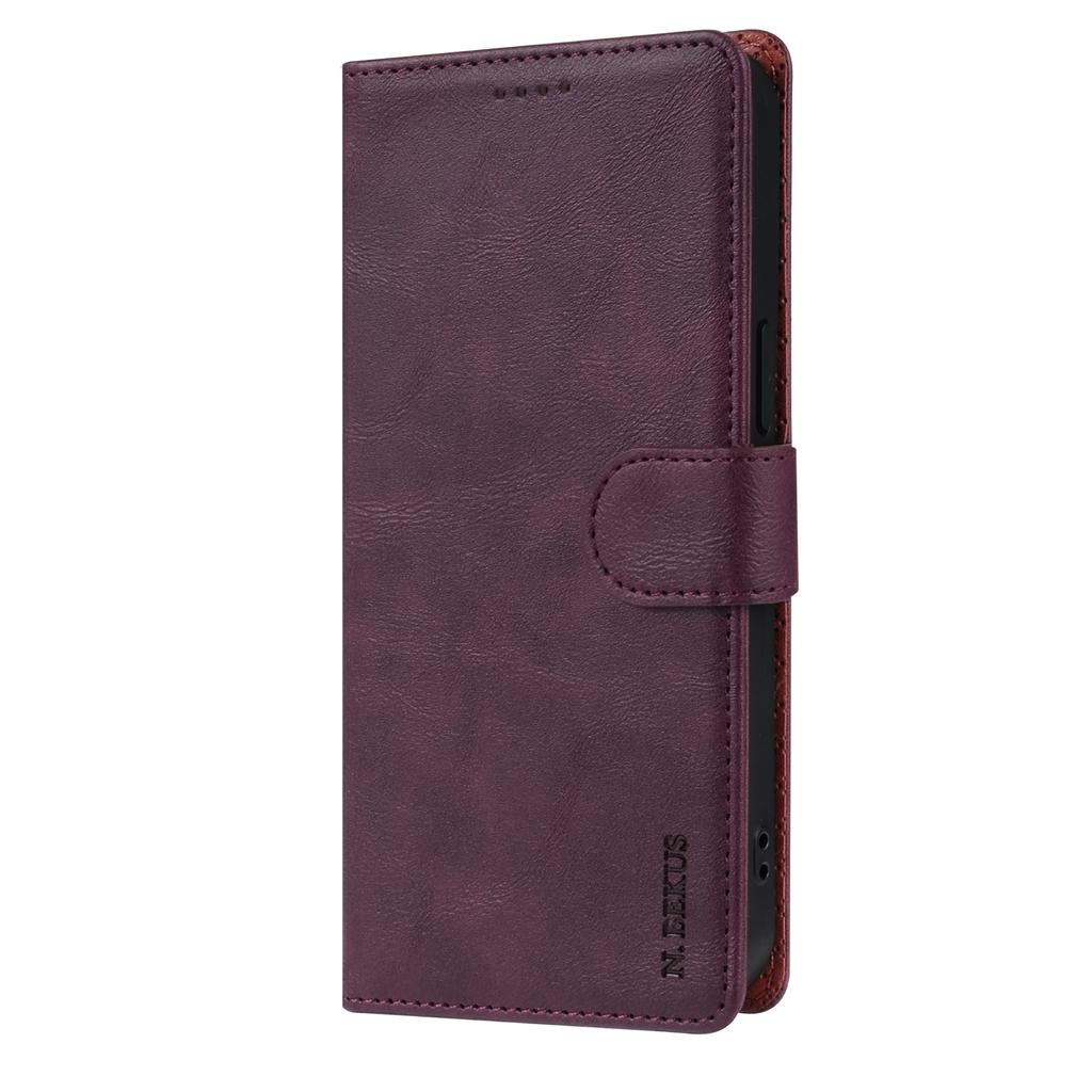 N.BEKUS CSJ-001 For iPhone 16 Pro Max Stand Case PU Leather Wallet Phone Cover
