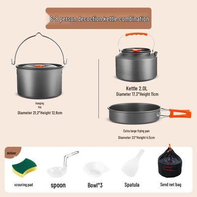 Açık Hava Kamp Yemek Pişirme Seti