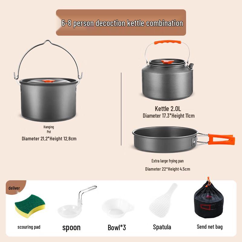 Outdoor Camping Cookware Set