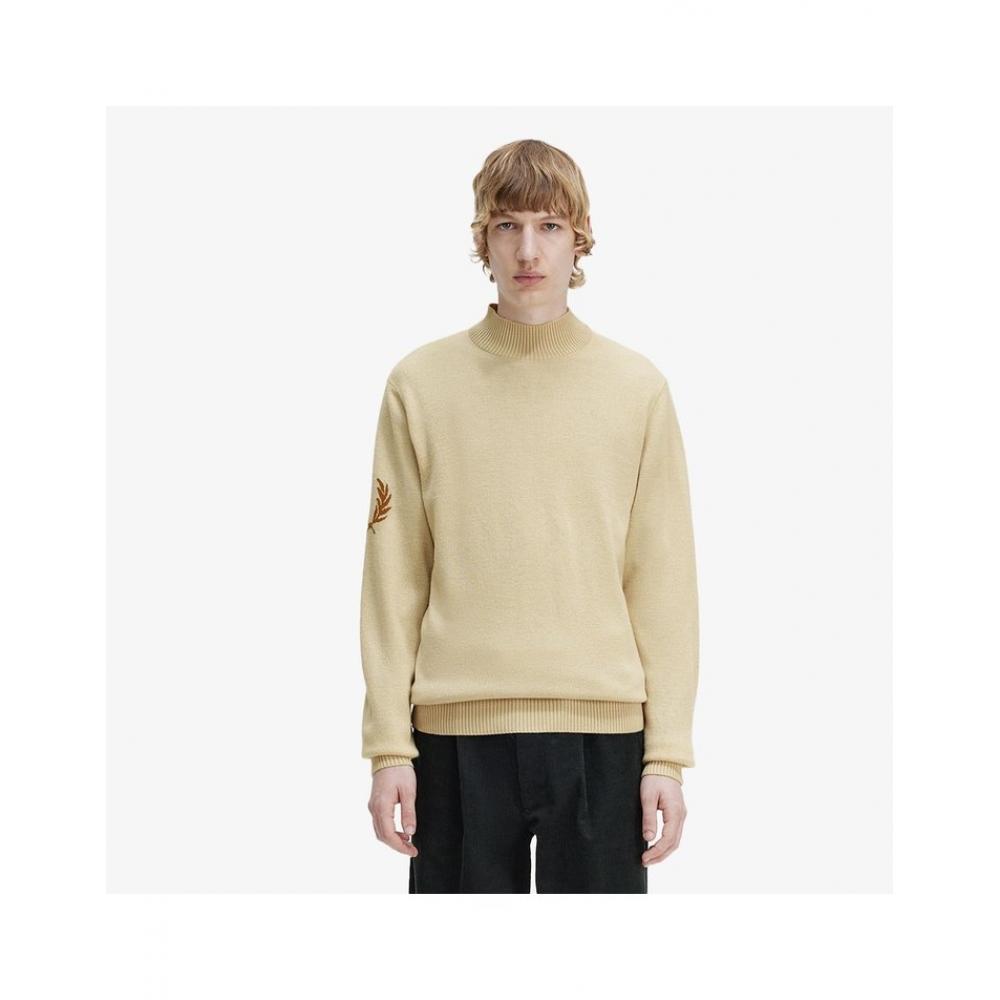 

Fred Perry Laurel Reese Mock Neck Knit Afpm2336517 691 S