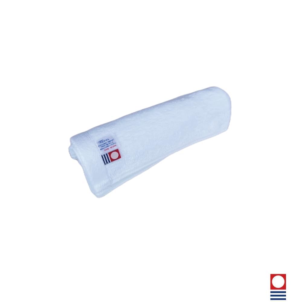 Imabari Towels Hospitality Hand Towels, White, Hotel-Grade, Premium 100% Cotton, 160 Momme, 10 Count