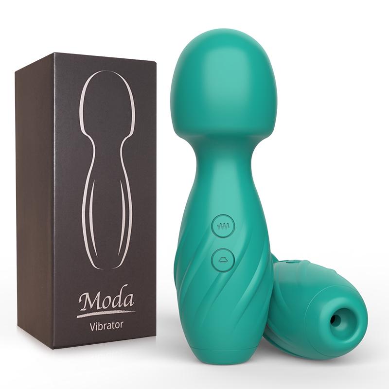 New 2In1 AV Magic Wand Vibrator 10 Modes Vibration Dildo Sucking Nipple Clitoris Massager G Spot Masturbation Sex Toys for Women