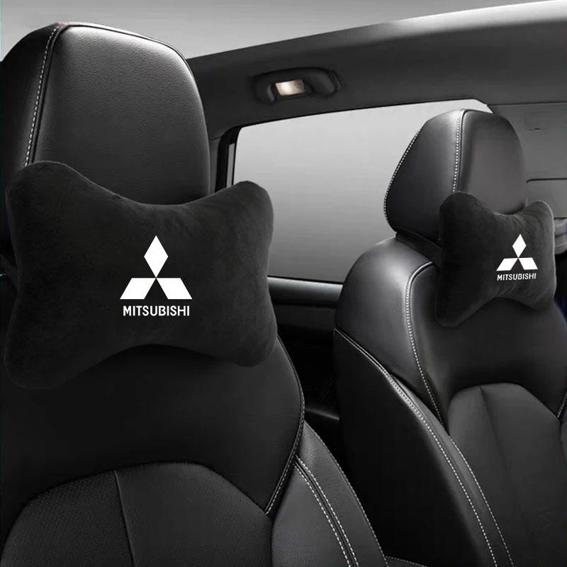 pdsh9 For Mitsubishi ASX Chaveiro Lancer Outlander Pajero EX Car Neck Pillow Headrest Belt Shoulder Pads Auto Accessories