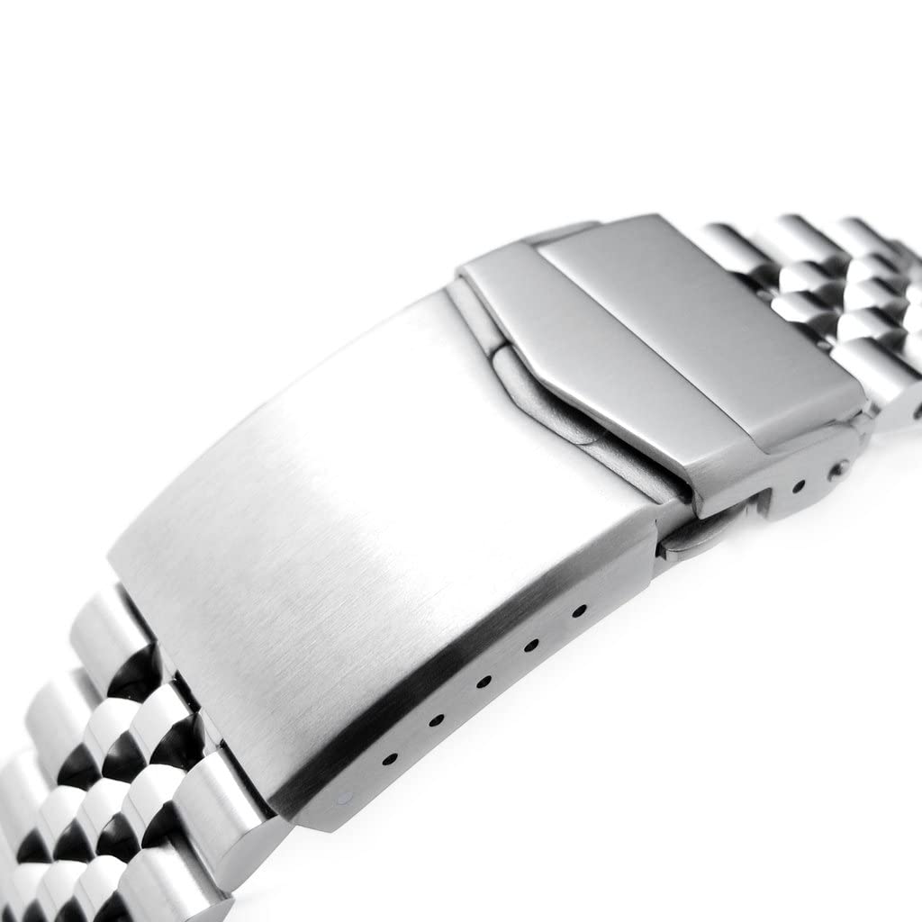 22mm Metal Watch Band Jubilee Bracelet for Seiko 5 Sports SBSA001 and Others