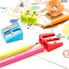 KUM 410K Double Hole Pencil Sharpener with High Hardness and Sharpness Blades, 8mm & 11mm, Brand New PS Plastic.