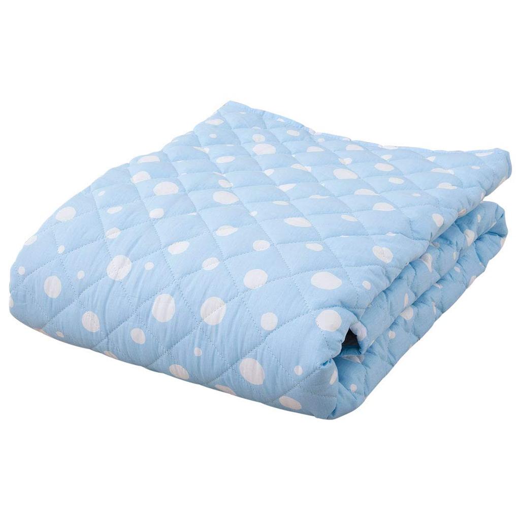 EMOOR Non-Slip "Toddling Play Mat" (L) 200x200cm Polka Dot Blue