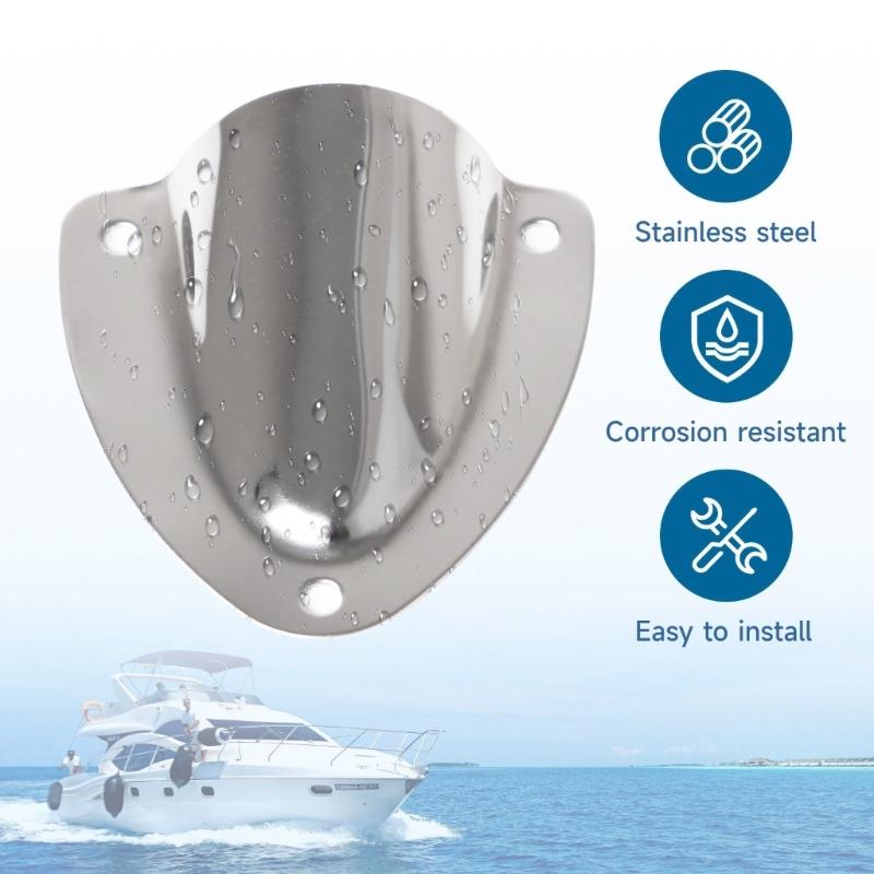 4Pcs Corrosion Resistant Air Vent Covers Saltwater Proof Ventilation Grilles Easy Installation Marine Use