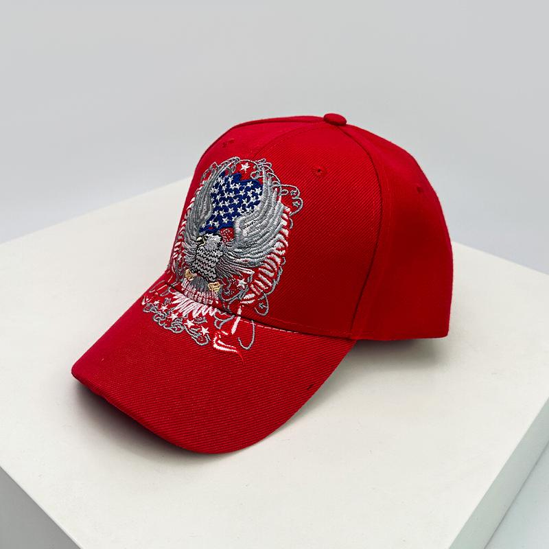Baseball Stitching Stitched Embroidered Alphabet Eagle America Women  Men For Neutral Gender Fresh Caps Peaked Hats Hardtop Breathable Personal