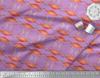 Soimoi Beige Japan Crepe Satin Fabric Crabs Ocean Print Fabric by the metre 42 Inch