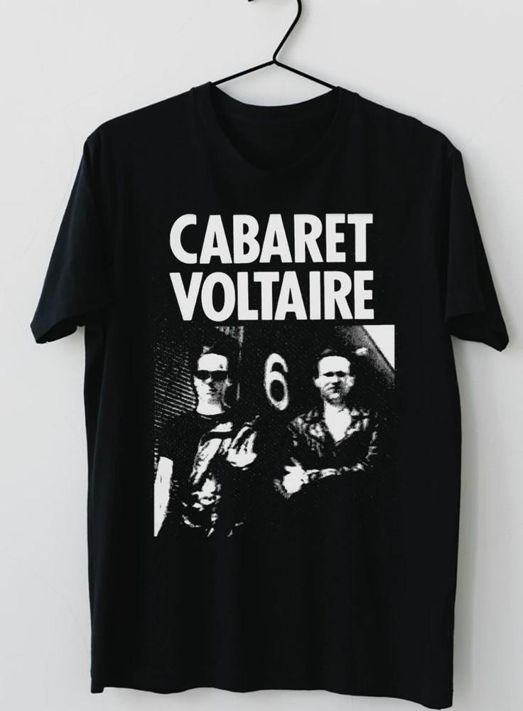 Collection CABARET VOLTAIRE Poster T Shirt All Size S-5XL Unisex T-Shirt S