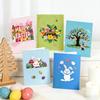 3D Easter Greeting Cards 3D Holiday Egg And Bunny Paper Keepsake Easter Heartfelt Message Card For Teachers Friends Family Wife