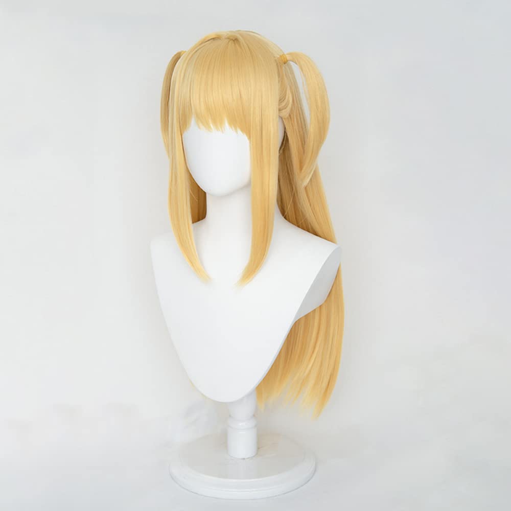 cosplay wig from in a floral leaf color with twin tails and a Includes 3 bonus a dedicated and a memo Heat-resistant "Second Castle," bun. items net,