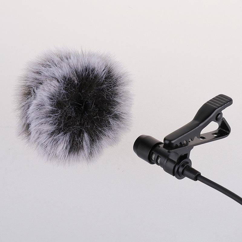 Wireless Collar Clip Microphone Windproof Outdoor Lapel Mic Furry Windscreen Muff For K1,K9 Lavalier Mic Windproof Cover