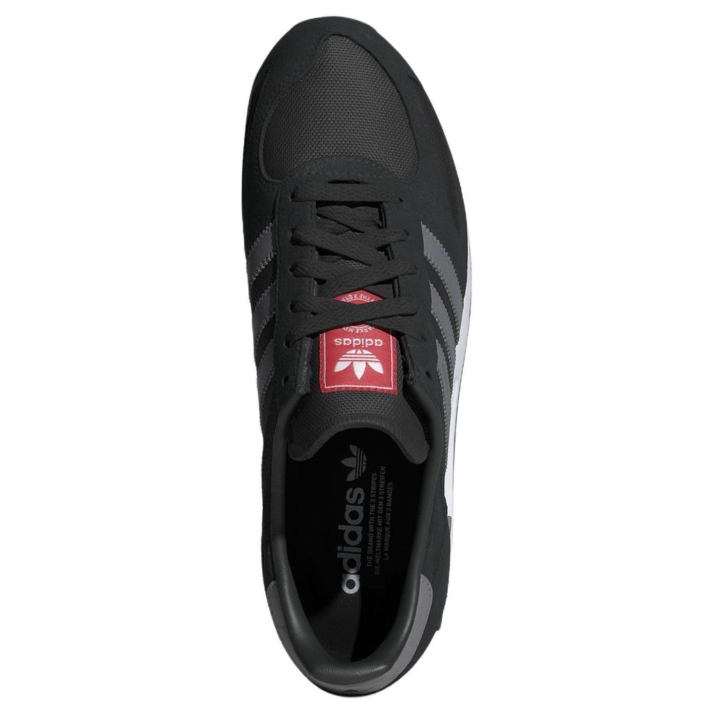 Adidas Originals La Trainer Leather Suede Mesh Simple Comfortable Non-Slip Durable Low-Top Lifestyle Casual Shoes Unisex Sneakers Black Gray IG1750