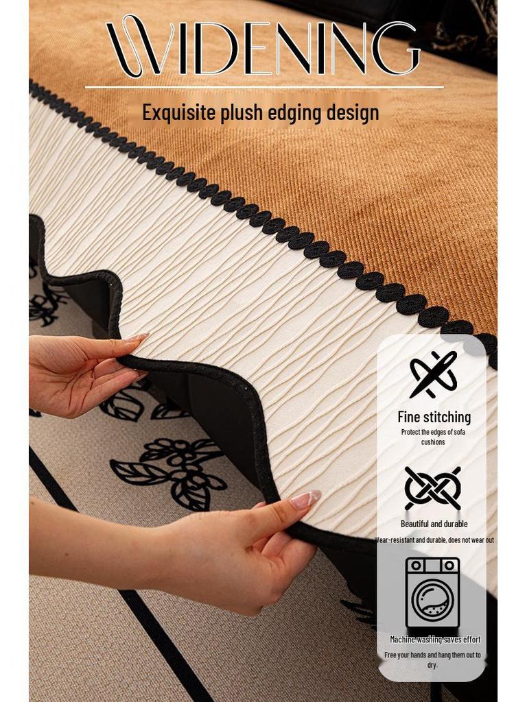 All-Season Non-Slip Leather Sofa Cushion Set