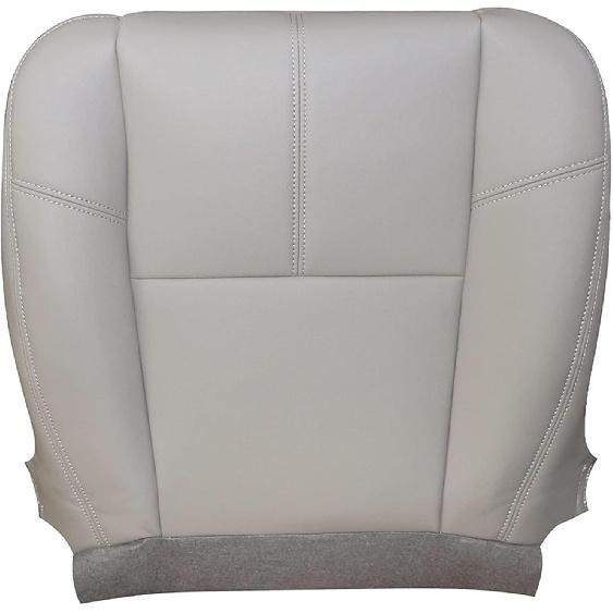 SecosAutoparts Spodní černý kožený potah sedadla řidiče nebo spolujezdce, kompatibilní s Chevy Silverado Avalanche Tahoe Suburban GMC Sierra Yukon