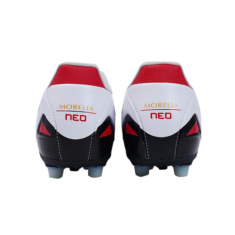 Mizuno Morelia Neo 4 Round Toe AG (Rubber Short Studs) Slip Resistant Durable Soccer Shoes Men Soccer Shoes White P1GA233509