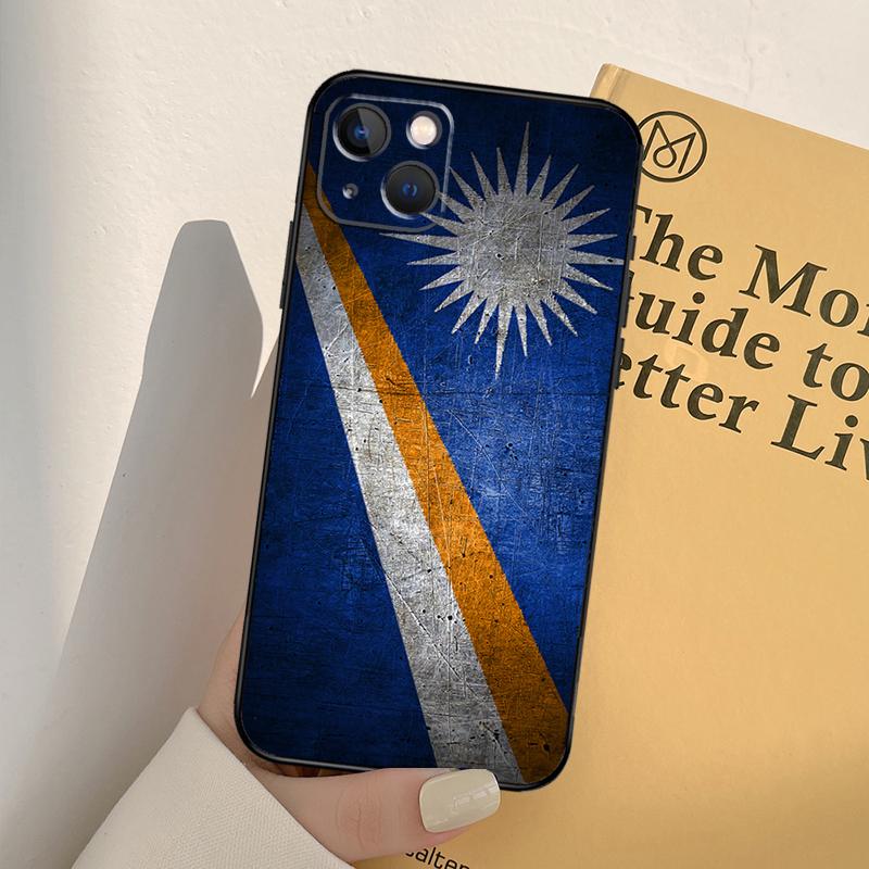 Marshall Islands Flag Phone Case For iPhone 17 16 15 14 13 12 11 Pro Max mini XR 16e 15 16 Plus 17 Air Full Cover