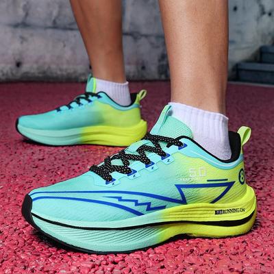Atmungsaktive, gepolsterte Sport-Sneaker für Herren mit Farbverlauf