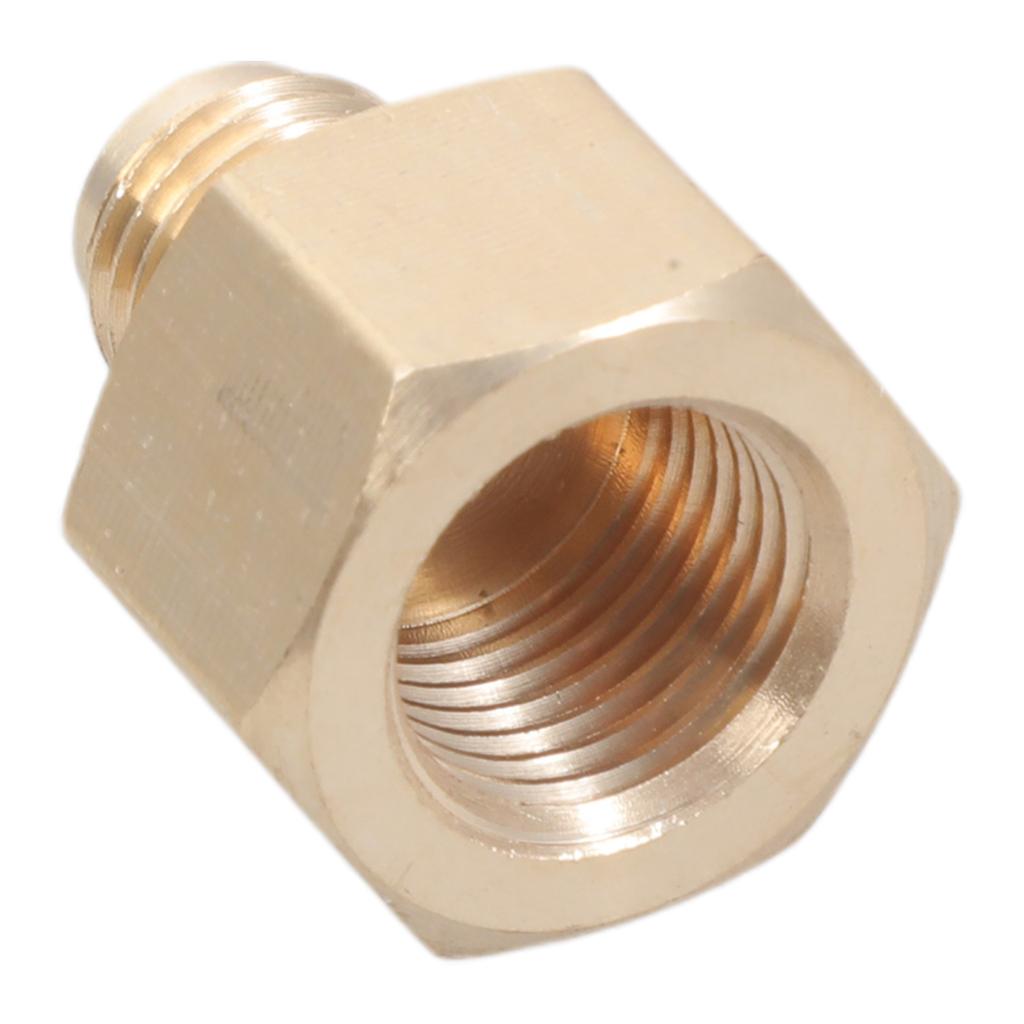 1/4 SAE Male Conditioner Adapter Brass Conversion Head Nitrogen Regulator Adapter Fittings Car Conditioner Adapter