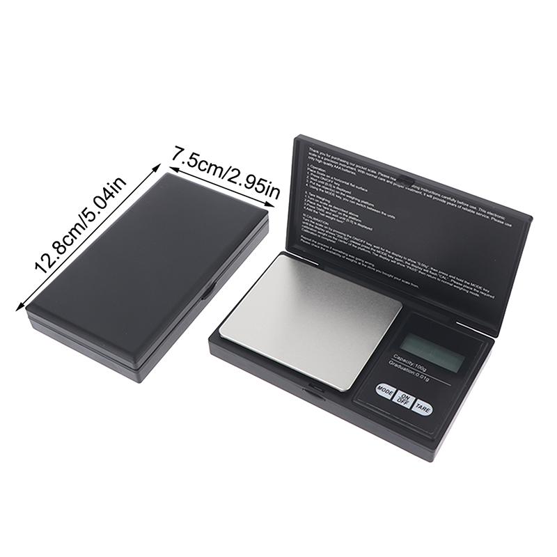 Balance Électronique Portable Poids Gramme Or Bijoux Balance Électronique Bijoux 100G /200G/300G/500G 0.01G