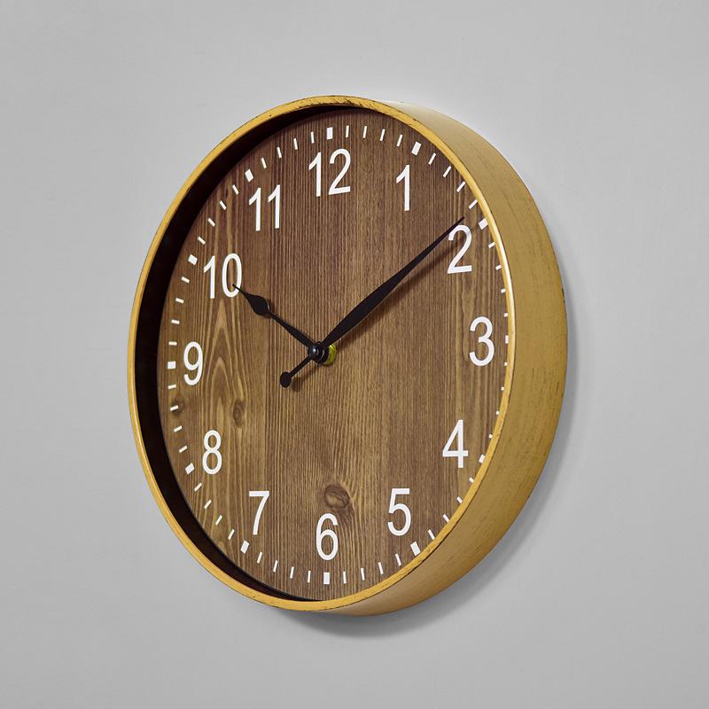 Plastic Silent Wall Clock, Creative and Fashionable Three-dimensional Digital Scale Wall Clock for Living Room, Clock 12 Inches 30CM