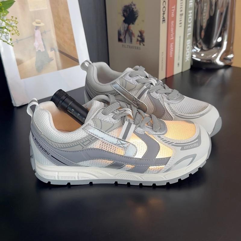 Mesh Breathable Casual Sports Shoes Women's Shoes Summer New Thick-soled Non-slip