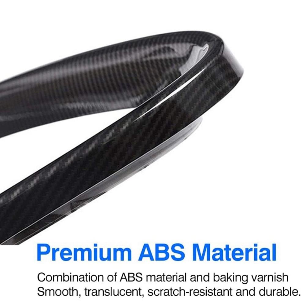 For Alfa Romeo Giulia 2016-2019 Car Front Bumper Air Grilles V Shape Frame Decoration Trim Cover Sticker Accessories