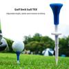 6Pcs Light Weight Plastic Golf Tees Step Down Golf Ball Holder with Soft Rubber Head Golf Practice Tool Easy to Use