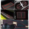 Anti-Rutsch-Gate Slot Mat Gummi Cup Coaster für Subaru XV 2016 2017 Facelift Crosstrek WRX STI Zubehör Aufkleber Auto Styling