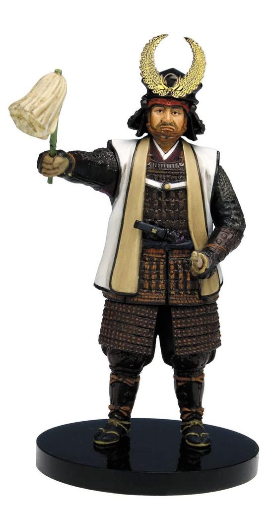 PLATZ Tokugawa First Shogun of the Edo Assembled Standing Urethane Unpainted Kit 1/35 Ieyasu, Shogunate, Statue, Non-foamed SP-164