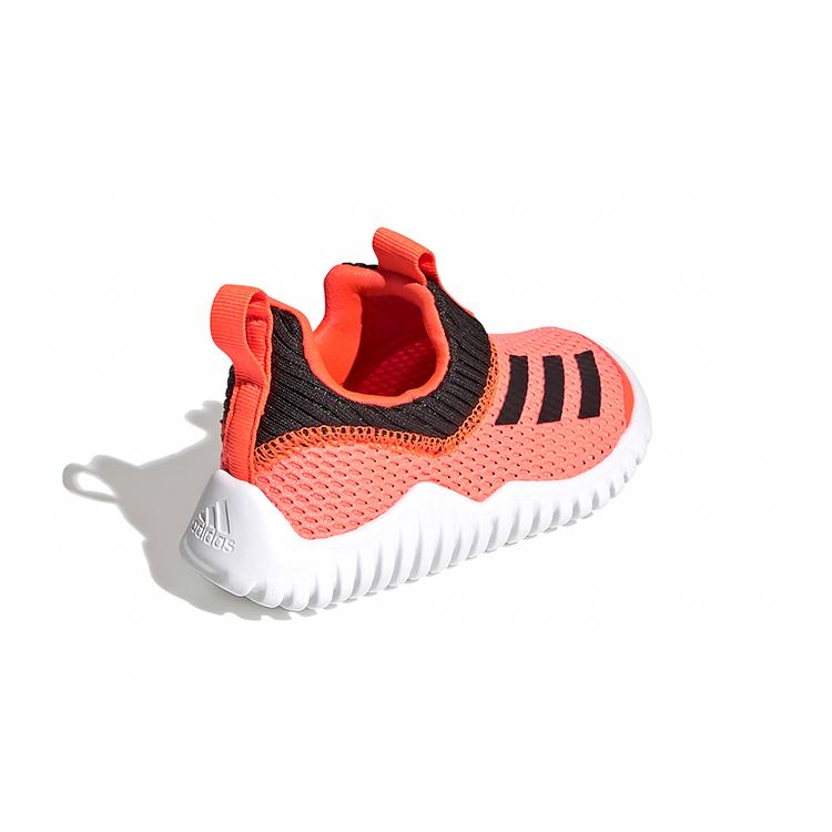 adidas Rapidazen Slip Resistant Abrasion Resistant Low Top Toddler Shoes Pink Black White Infant And Toddler FV2611