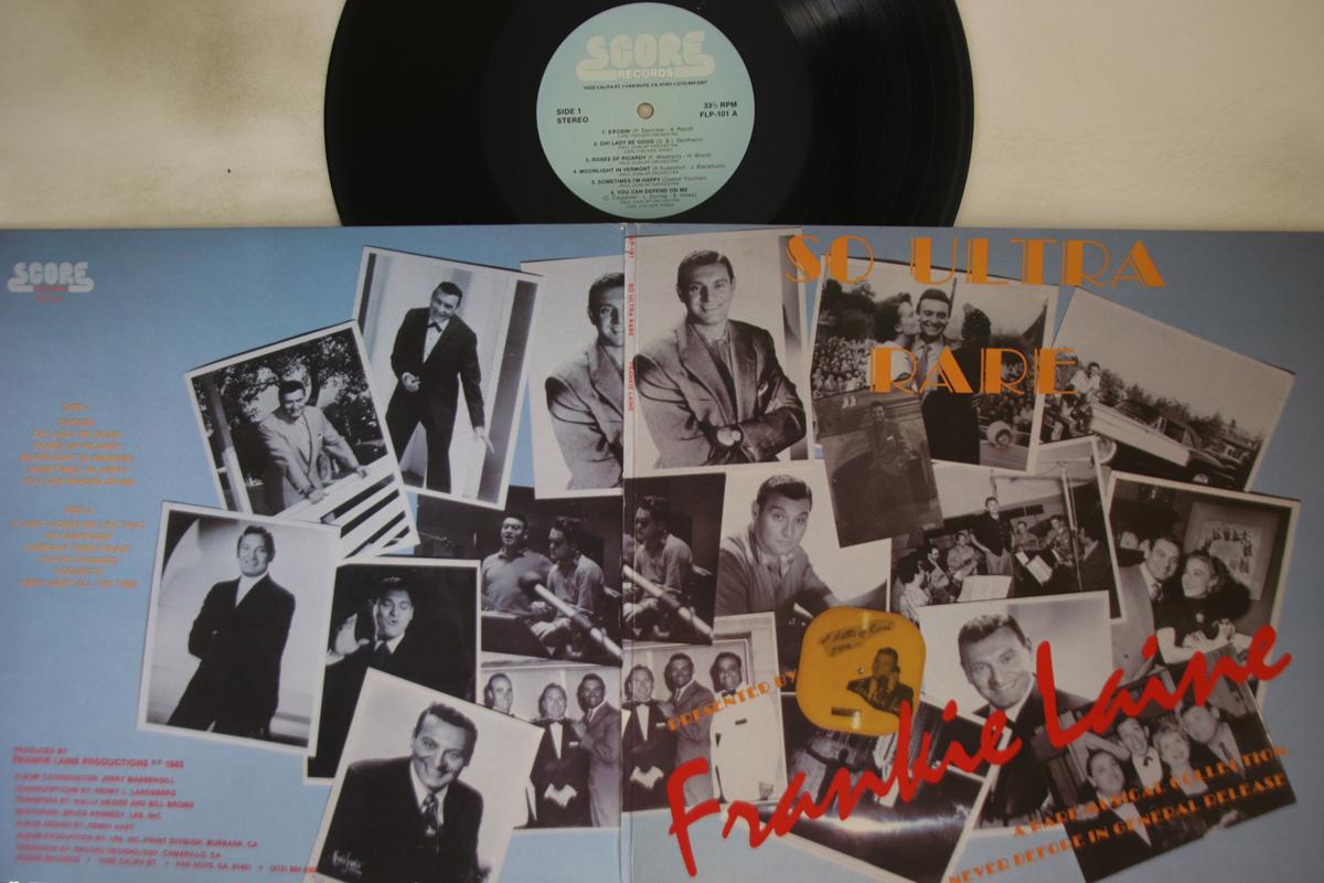 

LP Record FRANKIE LAINE - So Ultra Rare FLP101 SCORE 1983 US Jazz Used