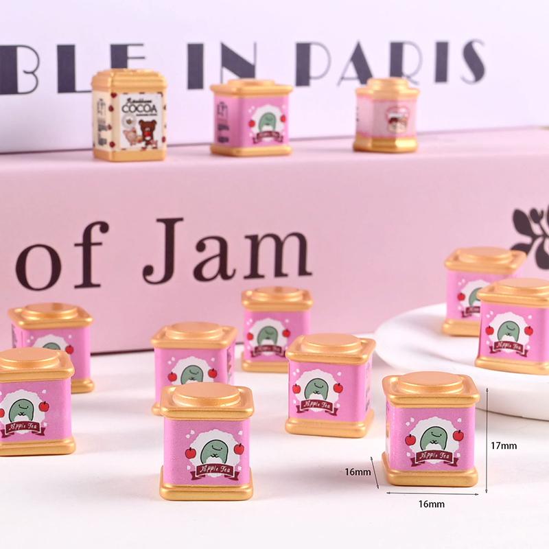 

3 шт. Мини Имитация Конфетница Кухонная Бутылка для Хранения Продуктов Мебель Игрушки для Декора Кукольного Домика A3