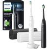 Tannbørste - PHILIPS - HX7109/01 - Sonicare - Dobbelt skaft Serie 5300 - Hvit &; Svart - Elektrisk