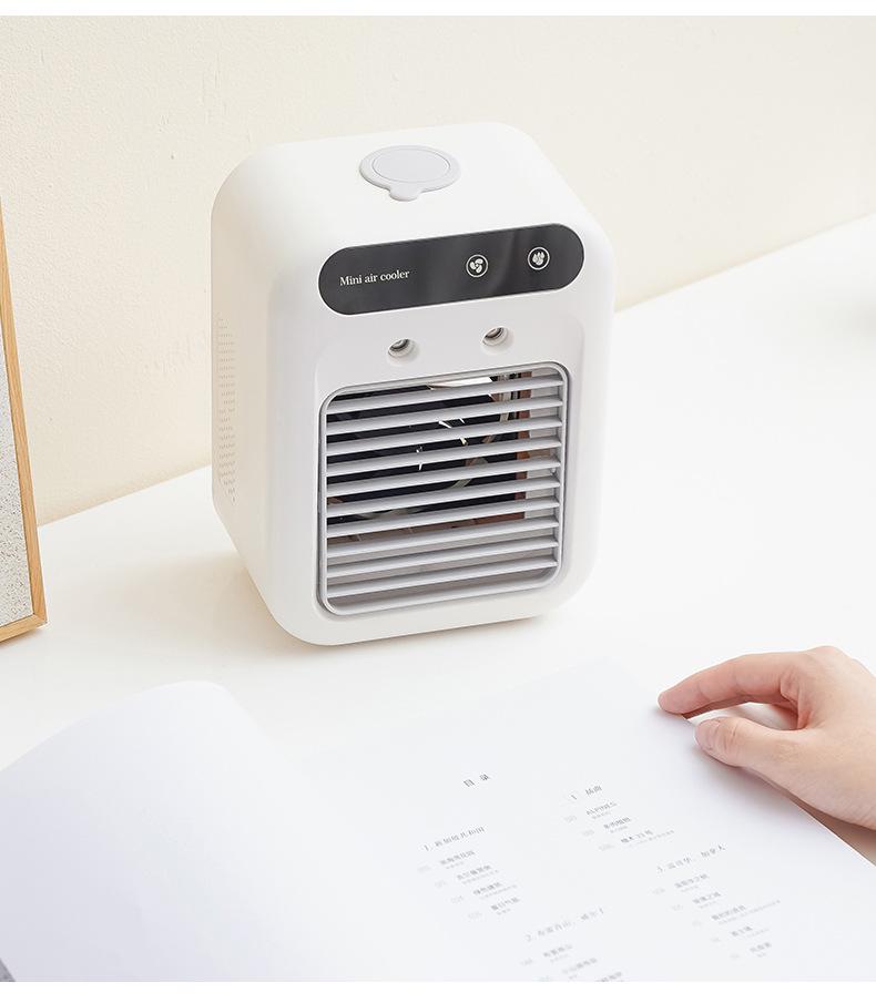 Mini Desktop Air Conditioner & Cooling Fan for Dorm Rooms