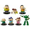 Crayon Shinchan Pvc Action Figures Set With Collectible Characters For Fans And Collectors