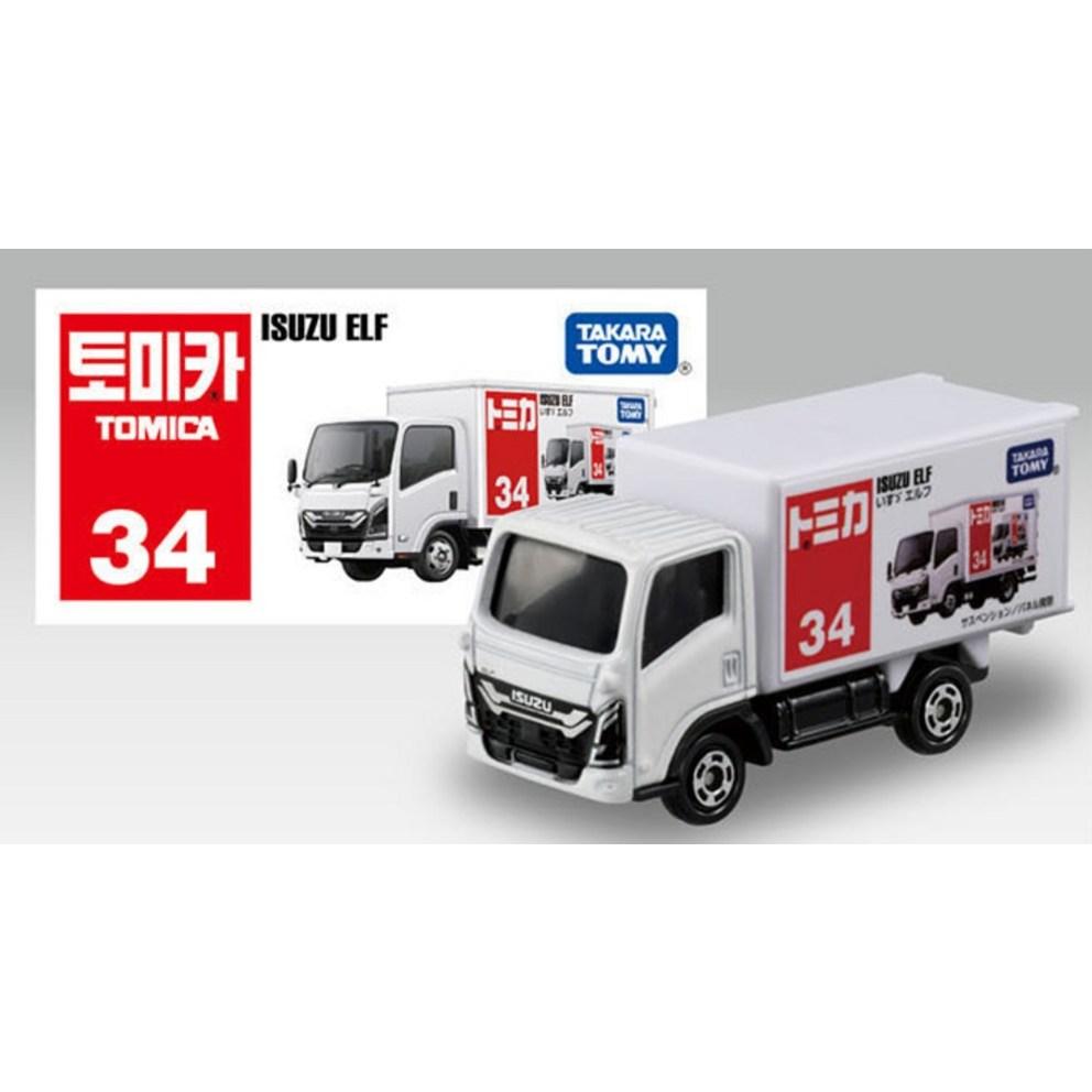 Tomica No. 34 Isuzu Elf Miniature Die-Cast Truck Toy