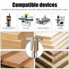 T Slot Semi Round Flat Bottom Router Bit Suitable for Woodworking Bending and Slotting Smooth Cutting Accurate Grooving
