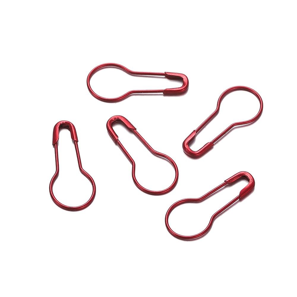 50/100pcs/Lot Colorful Gourd Shape Safety Pins Paper Clip DIY Sewing Tools Metal Needles Large Safety Pin Brooch Accessories