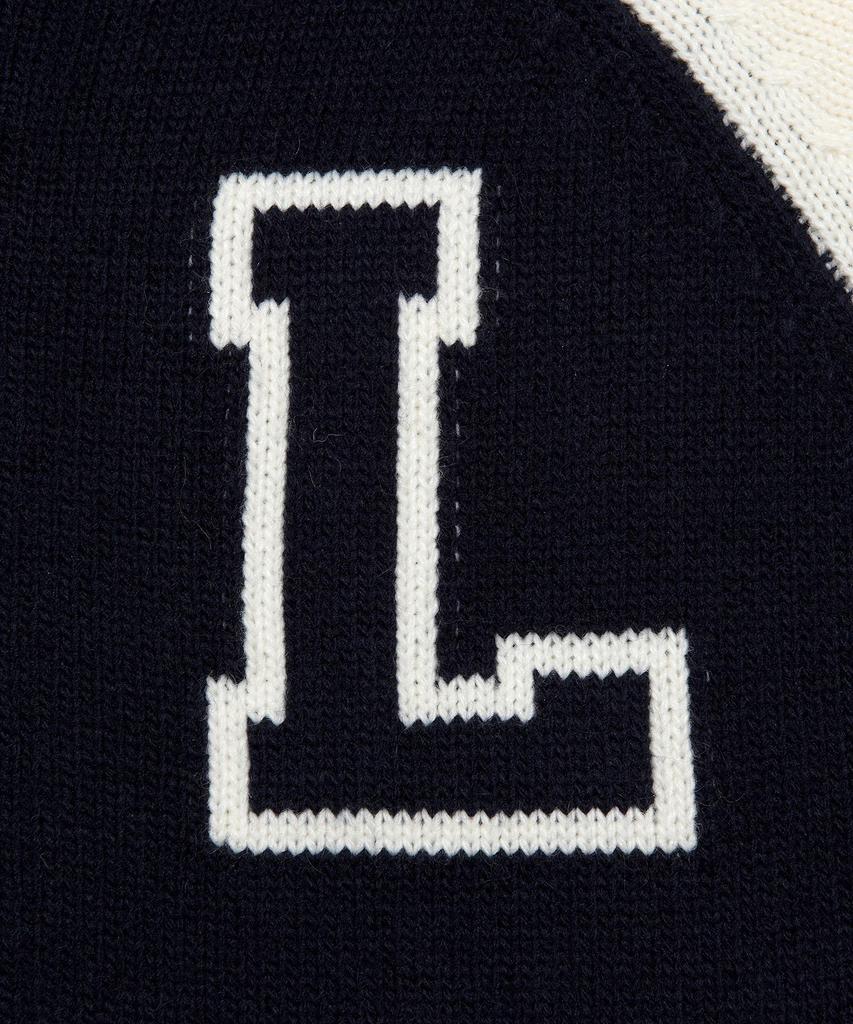 Lee Color Block Zip-Up Cardigan Navy