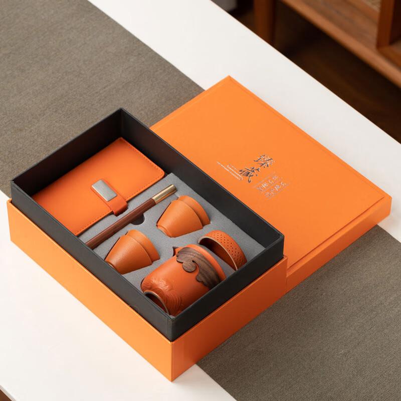 Weidu Business Ceramic Tea Set Gift Box