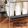 33 x 22 x 32cm Cosmetic Storage Rack Makeup Shelf for Washstand/Countertop Removable Tray Foldable Design